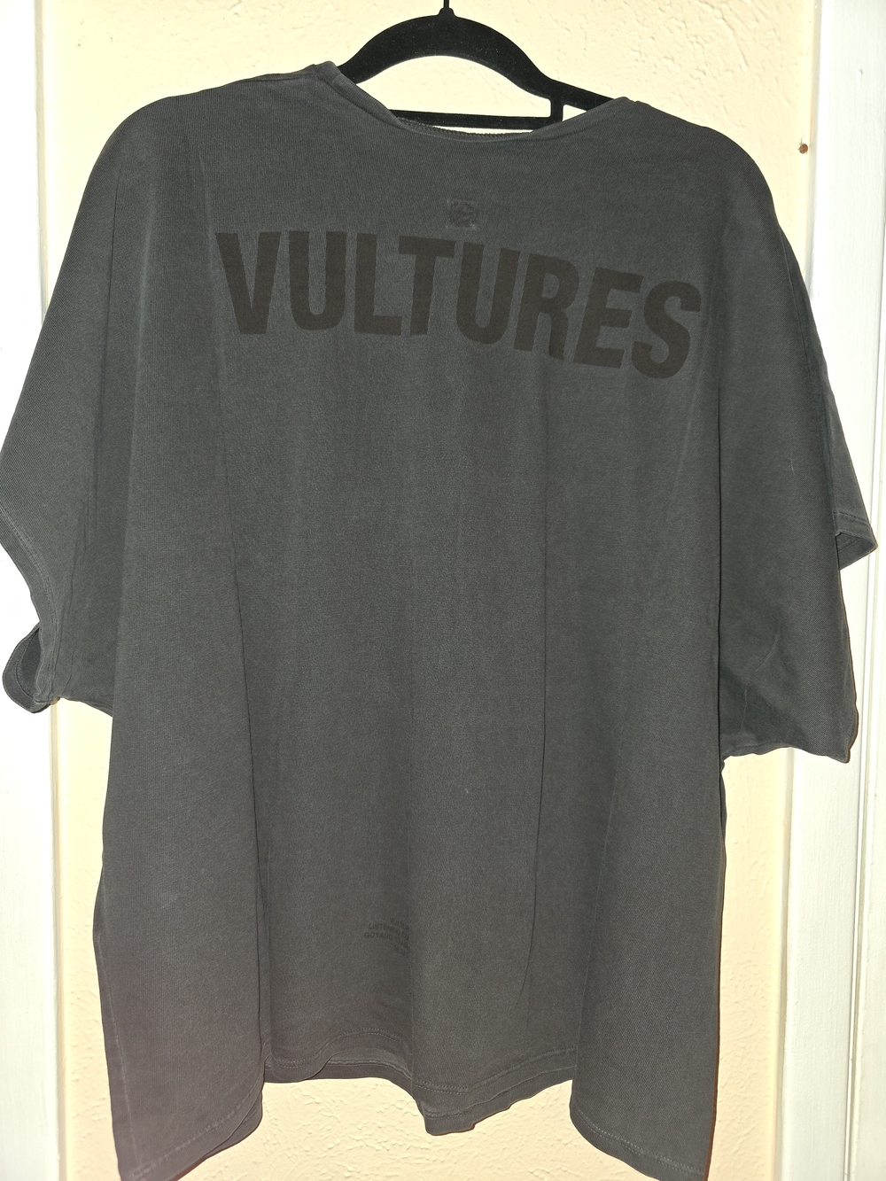 Yeezy x ¥$ Vultures Merch Black Box T-Shirt - Size 2 (Boxy Fit)